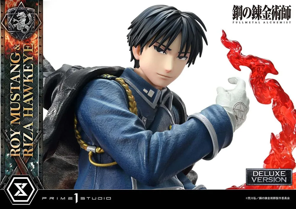 Fullmetal Alchemist Statue – Roy Mustang and Riza Hawkeye 50 cm 12