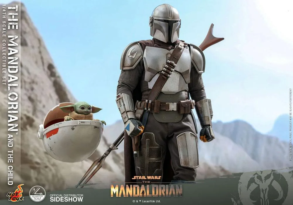 Star Wars Action Figure Set – The Mandalorian and The Child 1/4 7