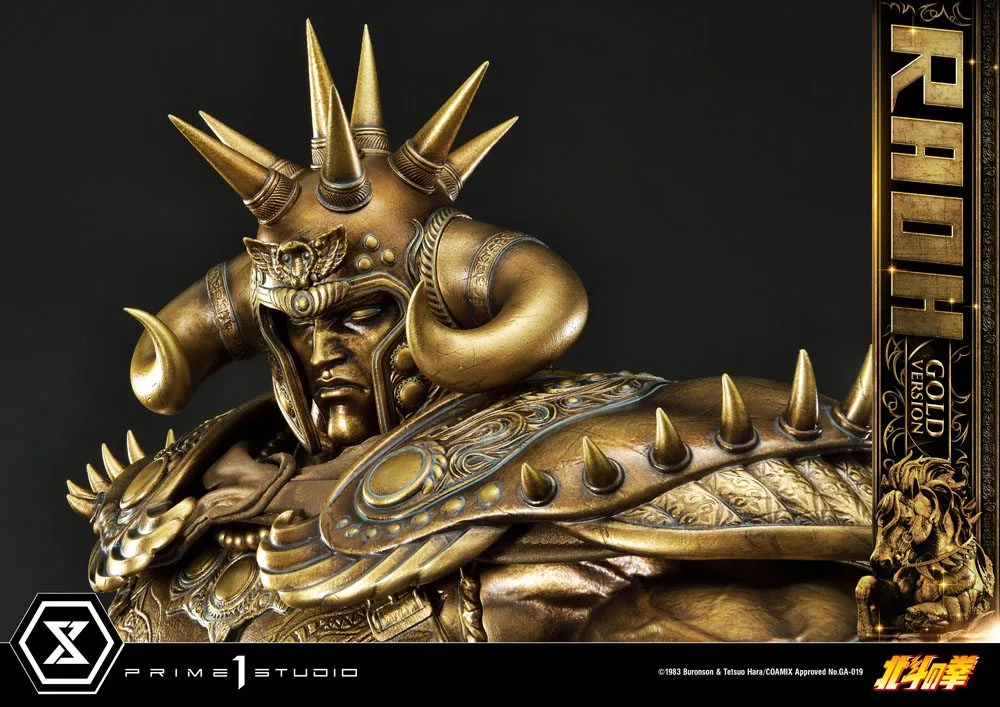Fist of the North Star Statue – Raoh Gold Version 78 cm 14