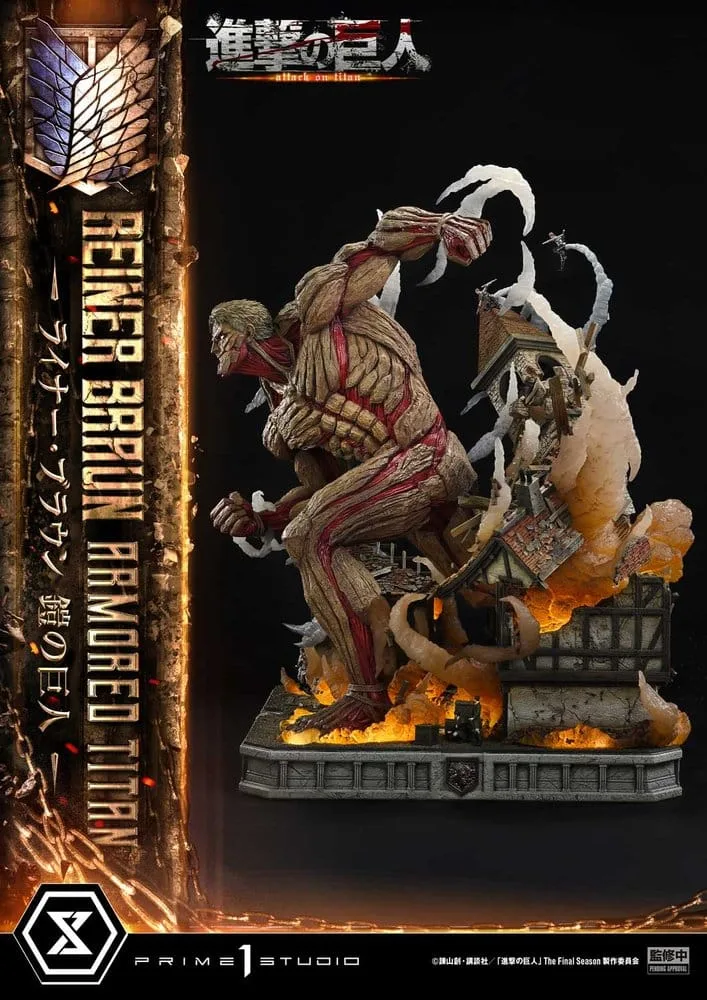 Attack on Titan Diorama Statue – Reiner Braun Armored Titan 75 cm 7