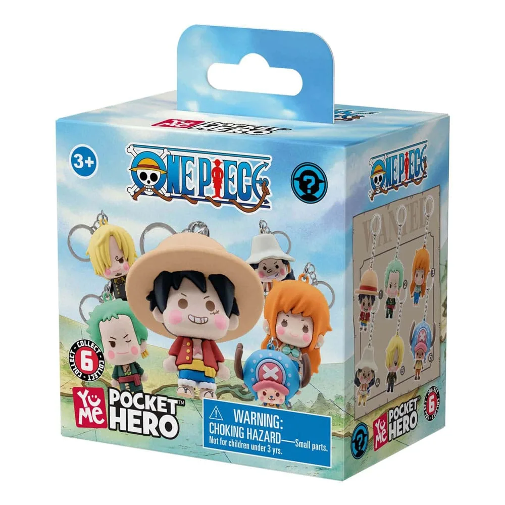 One Piece Keychain Display – Pocket Hero Series 2 12 Pack 6–7 cm 5