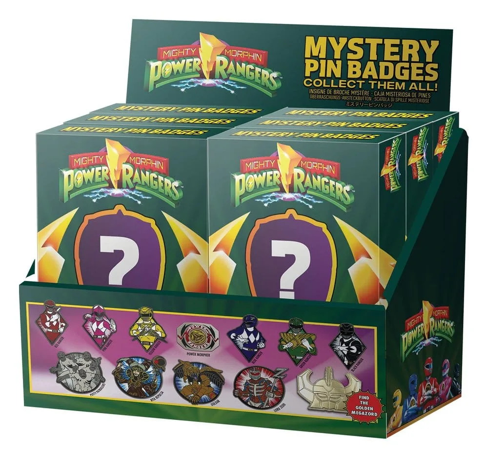 Power Rangers Mystery Pin Display – 12 Blind Boxes