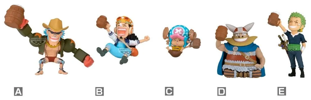 One Piece Mini Figure Display – Banquet 2 12-Pack 4-7 cm