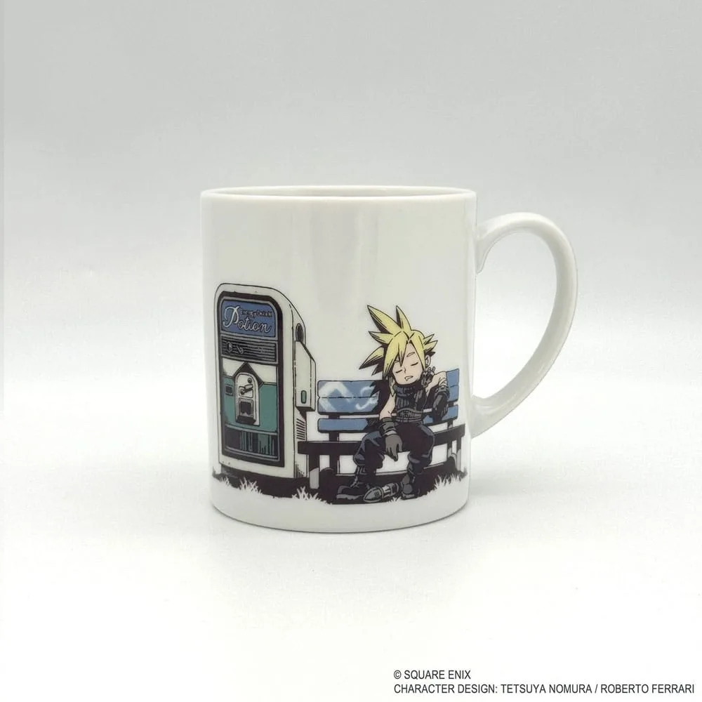 Final Fantasy VII Rebirth Mug – Napping Cloud 9 x 8 cm