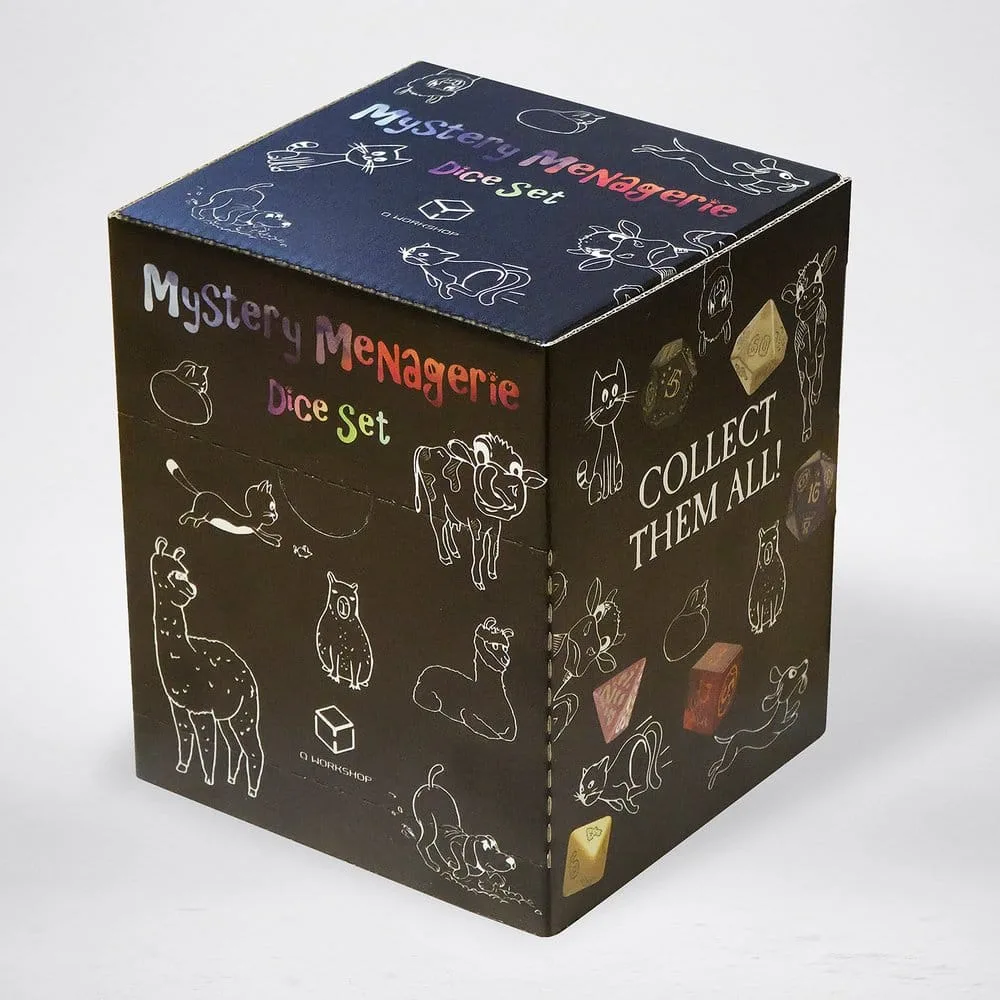 Mystery Menagerie Dice Box – Q Workshop 12 Sets