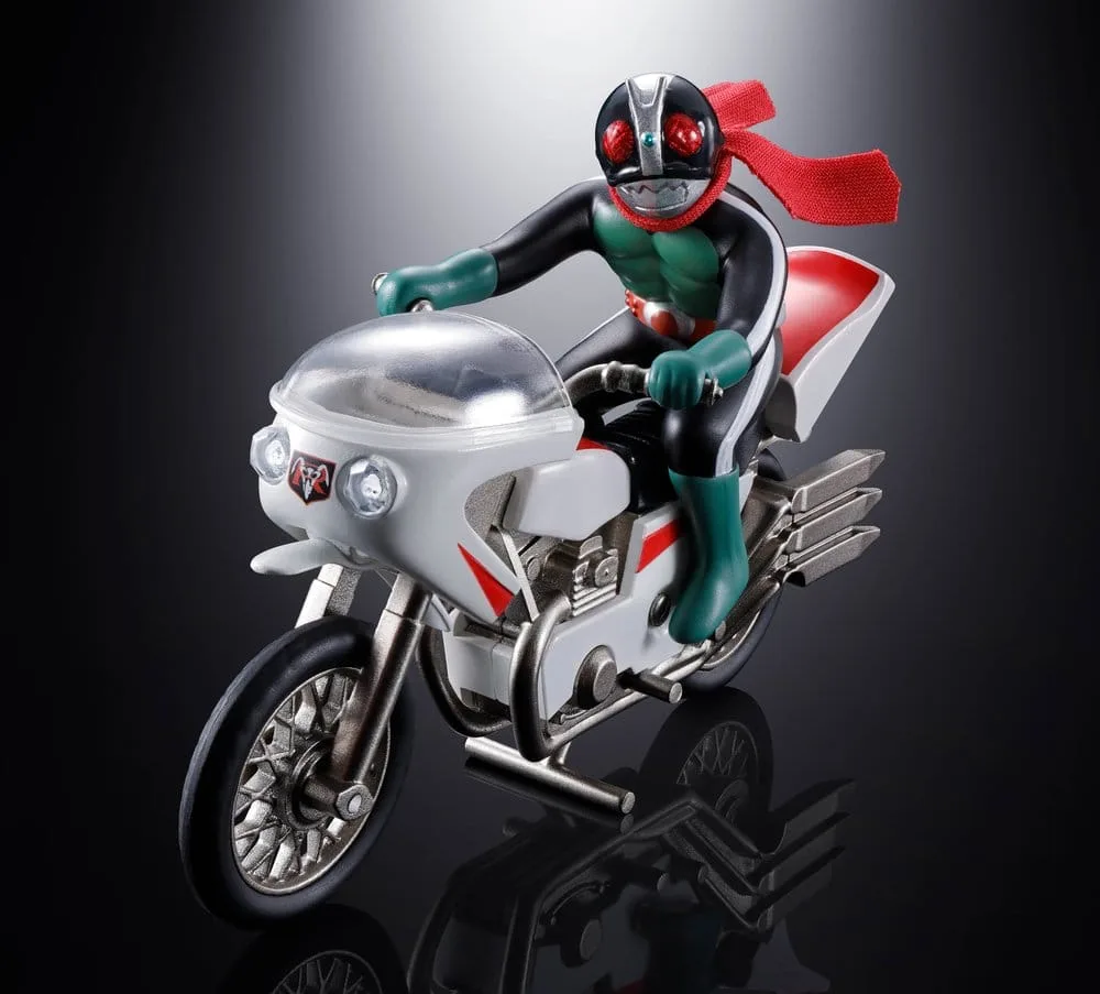 Kamen Rider Metallmodell – Modified Cyclone mit Rider No. 2 9 cm 7