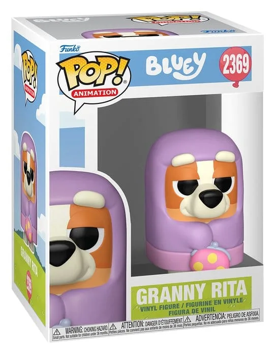 Bluey Vinyl Figure – Funko Pop Granny Rita 9 cm 2