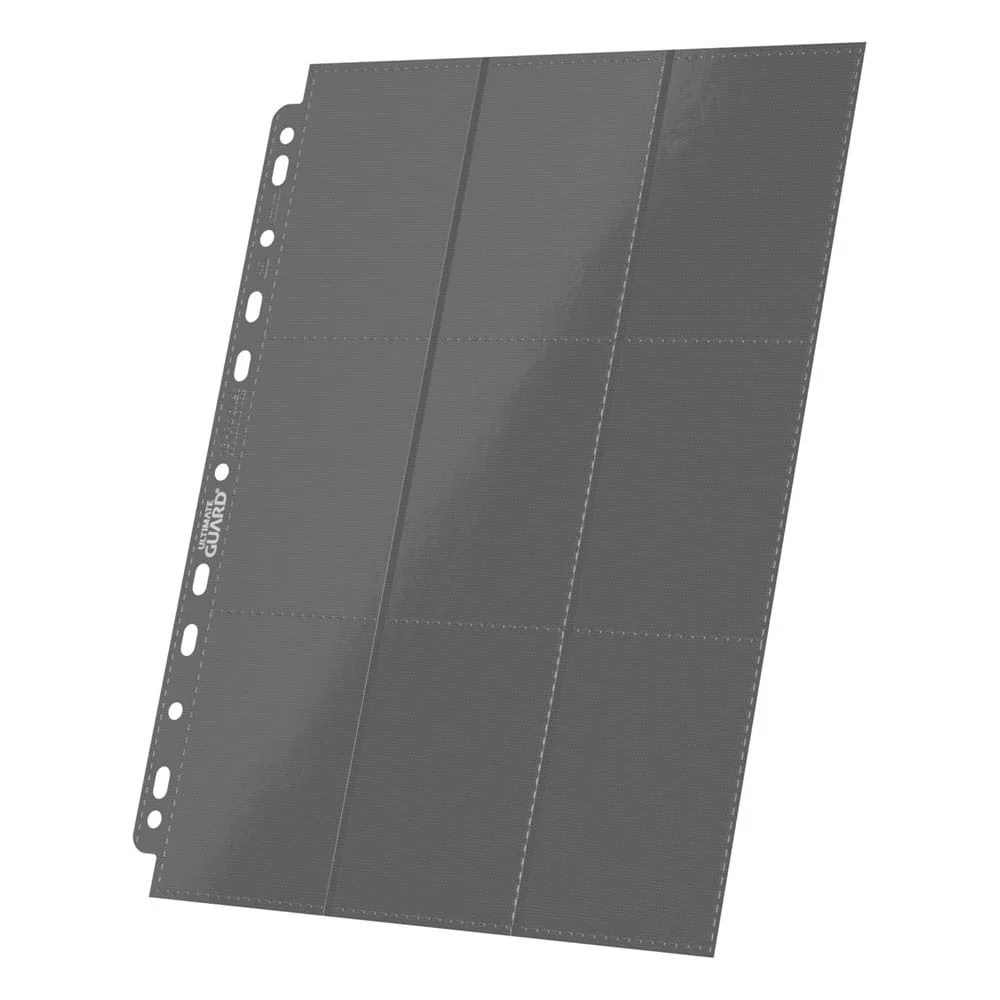 Ultimate Guard Binder Pages – Grey 18-Pocket Side-Loading 10-Pack 4