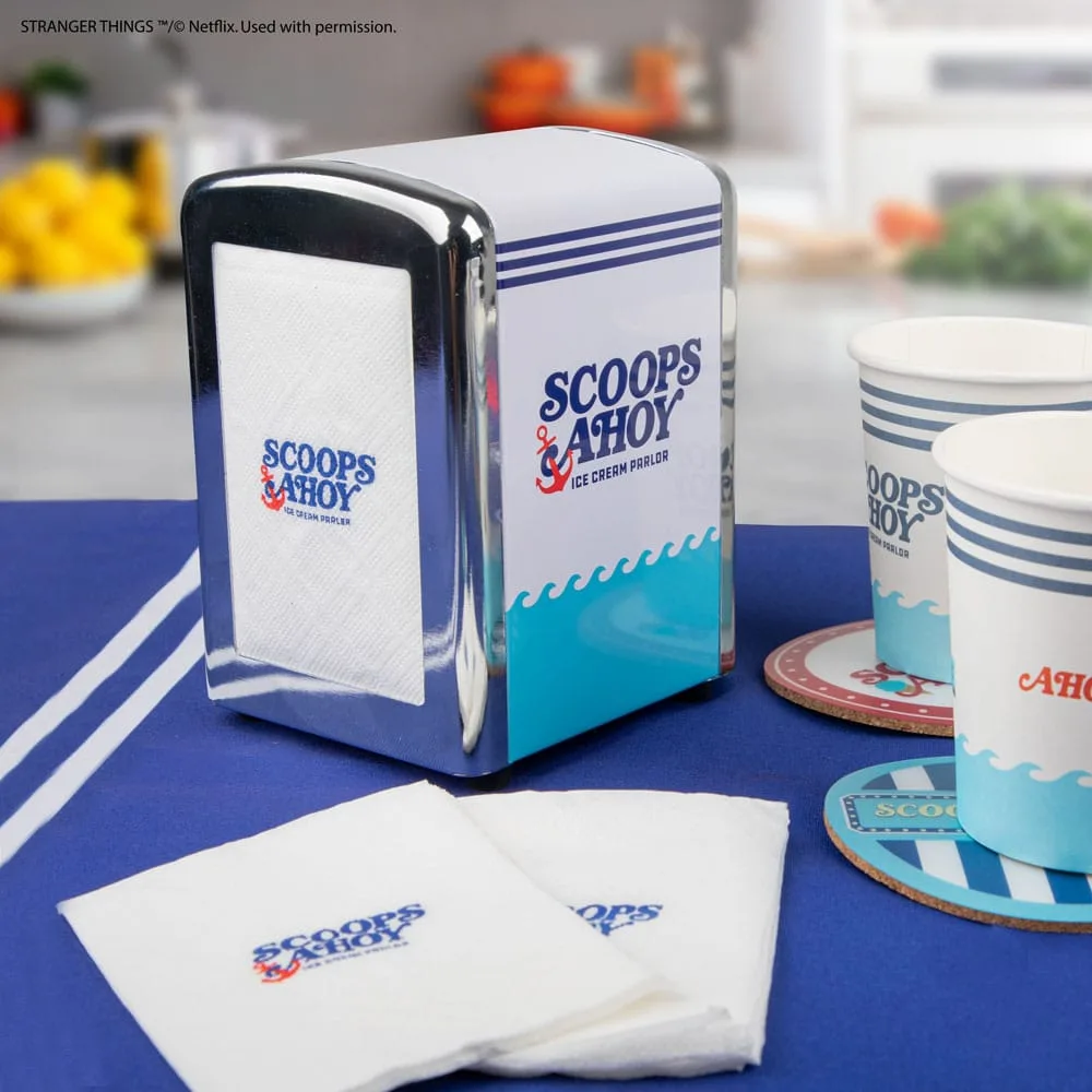 Stranger Things Napkin Dispenser Set – Scoops Ahoy 2