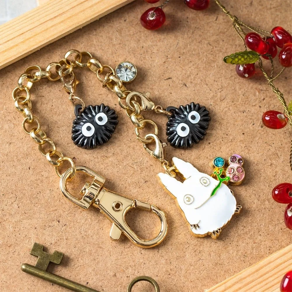 My Neighbor Totoro Keychain – Small Character and Fruit Charms