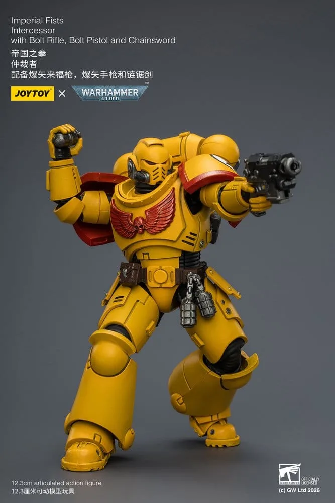 Warhammer 40K Action Figure – Imperial Fists Intercessor 12.3 cm 15