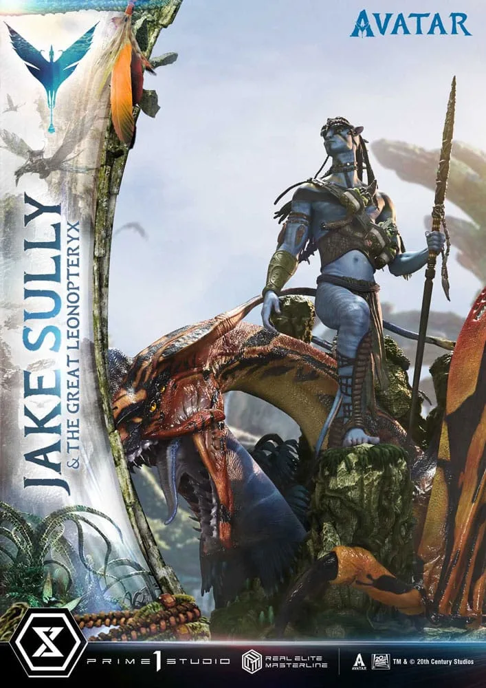Avatar Statue – Jake Sully & The Great Leonopteryx 87 cm 16