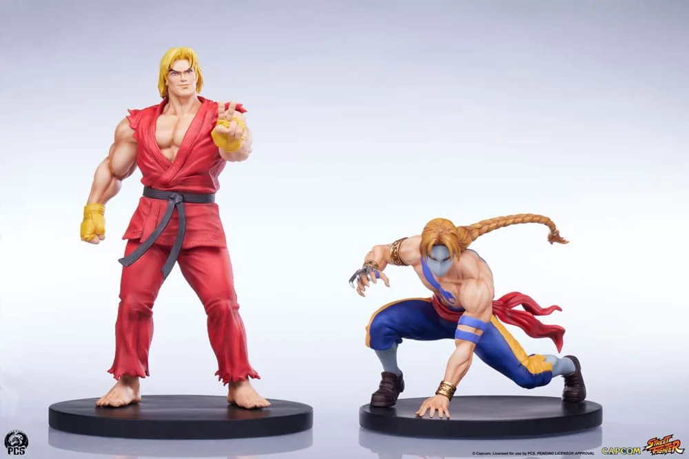 Street Fighter Statue Set – Street Jam Ken & Vega 1/10 Scale 1
