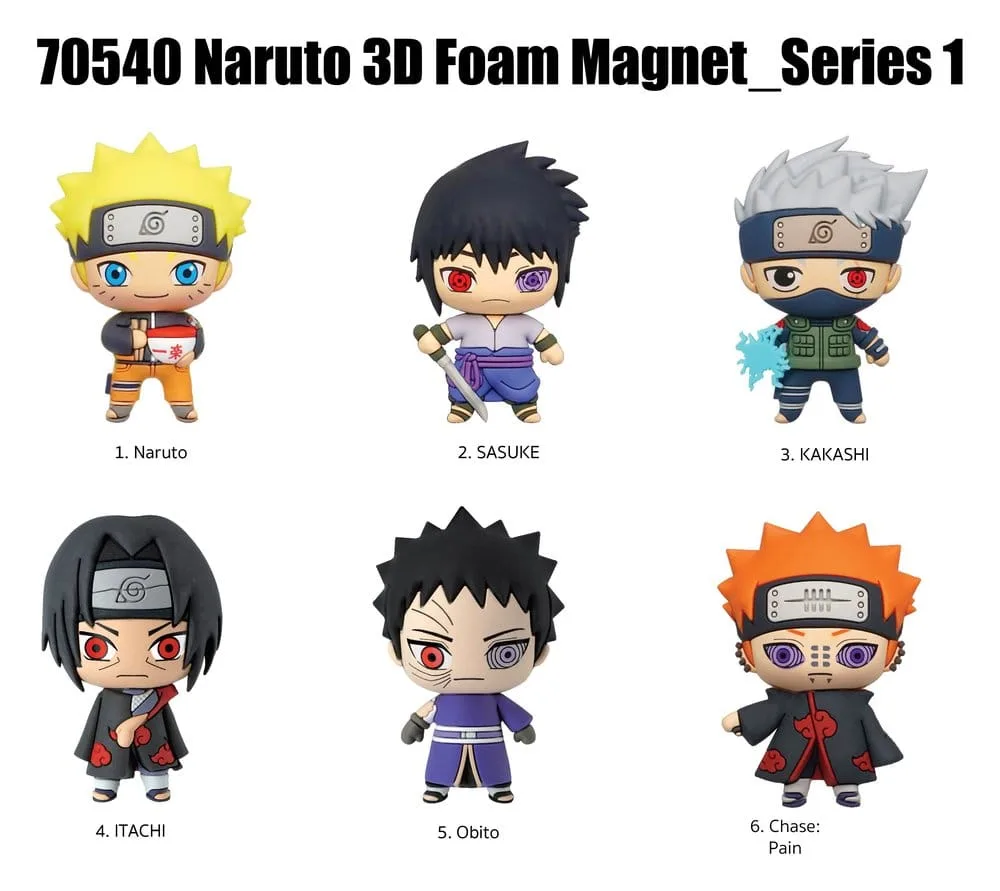 Naruto Magnet Display – Blind Pack 12-Pack 2