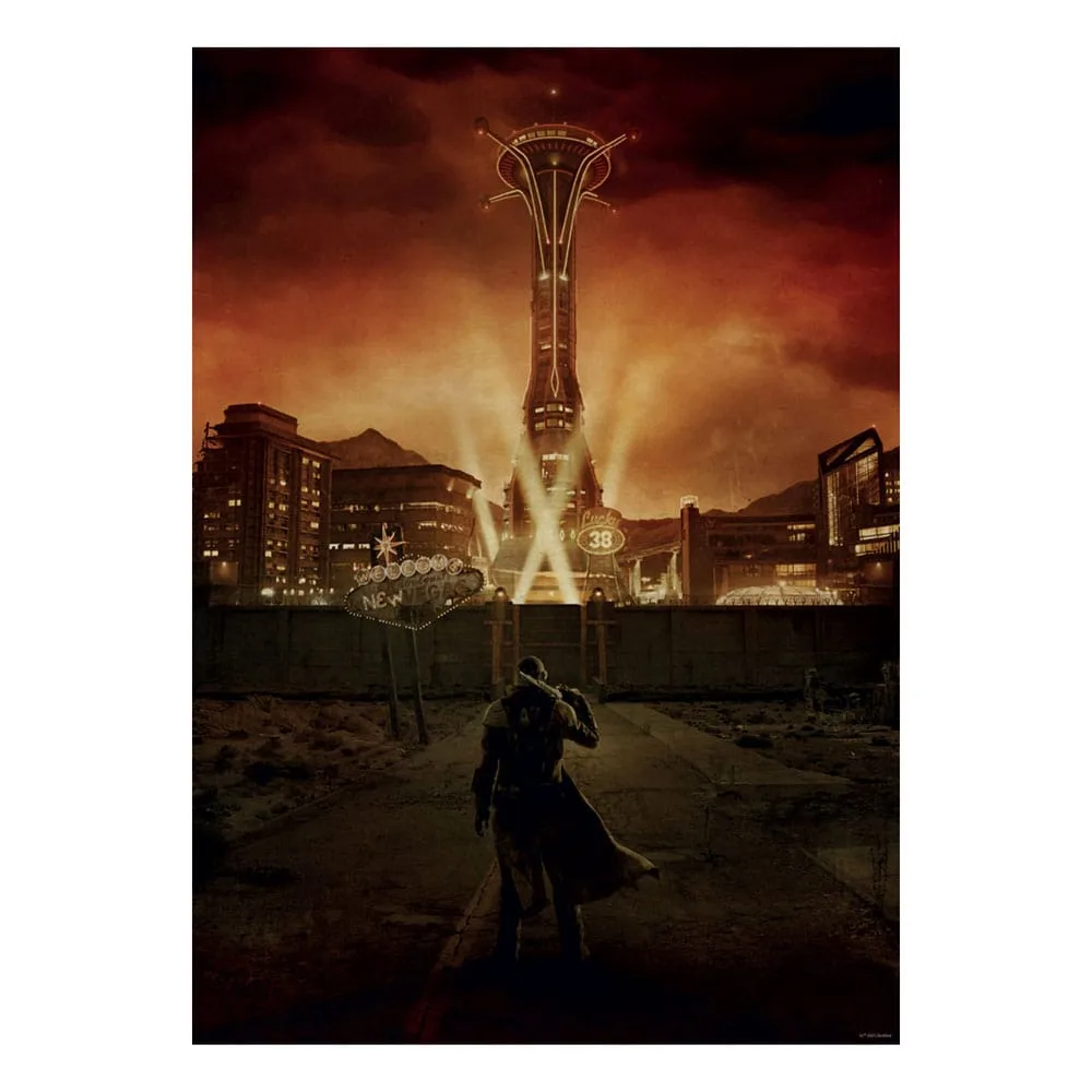 Fallout New Vegas Art Print – Limited Edition A3 42 x 29.7 cm