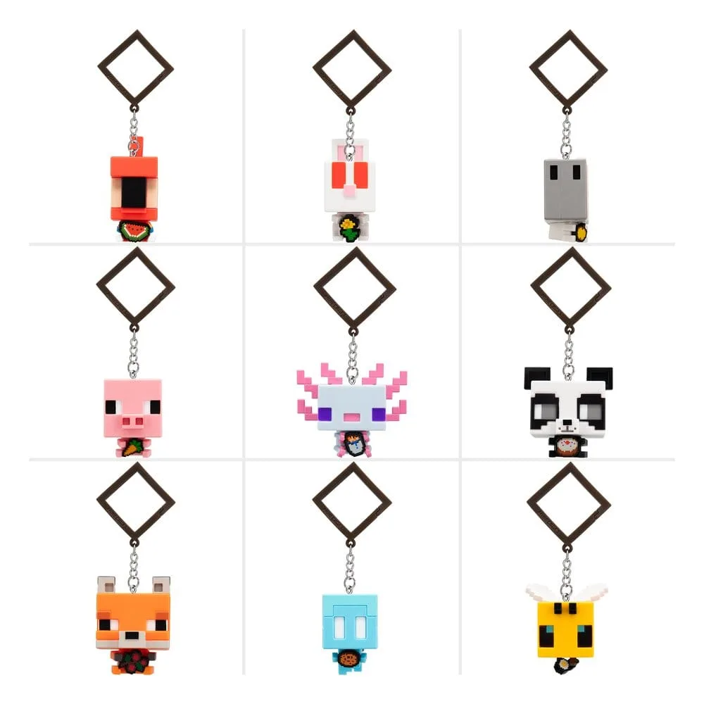 Minecraft Bag Clips – Scented Series 4 Blind Box Assortment of 24