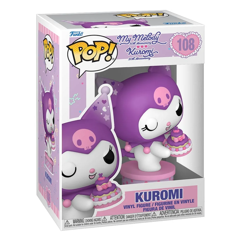 Hello Kitty and Friends Vinyl Figure – Kuromi with Cake 9 cm 2