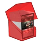 Ultimate Guard Deck Box – Boulder 100+ Clear Ruby 2