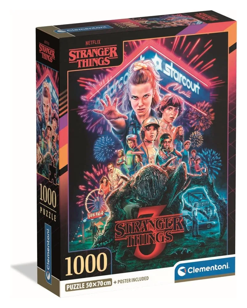 Stranger Things 3 Jigsaw Puzzle – 1000 Pieces 50 x 70 cm