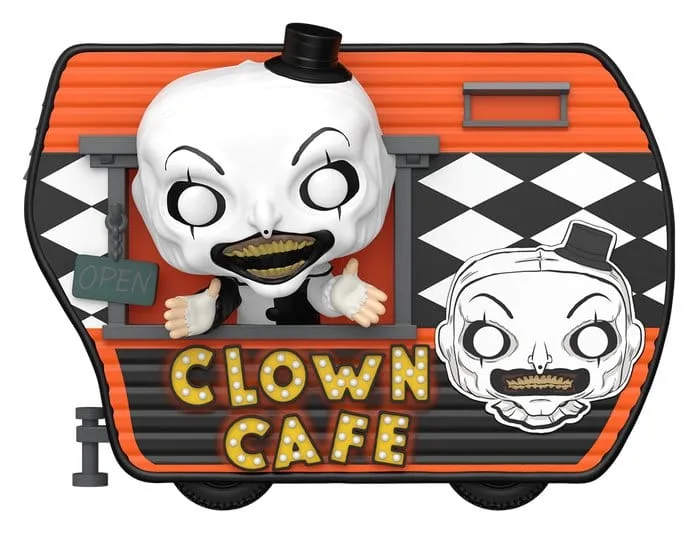 Terrifier Vinyl Figure – Cafe with Art Pop Rides Super Deluxe