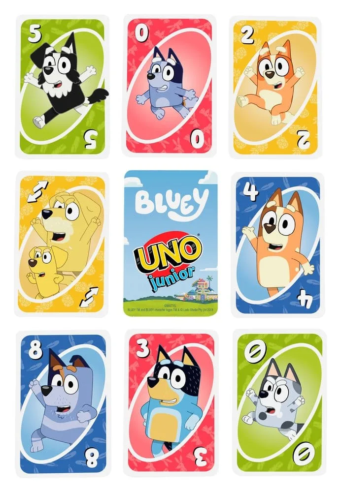 Bluey Card Game – UNO Junior 8