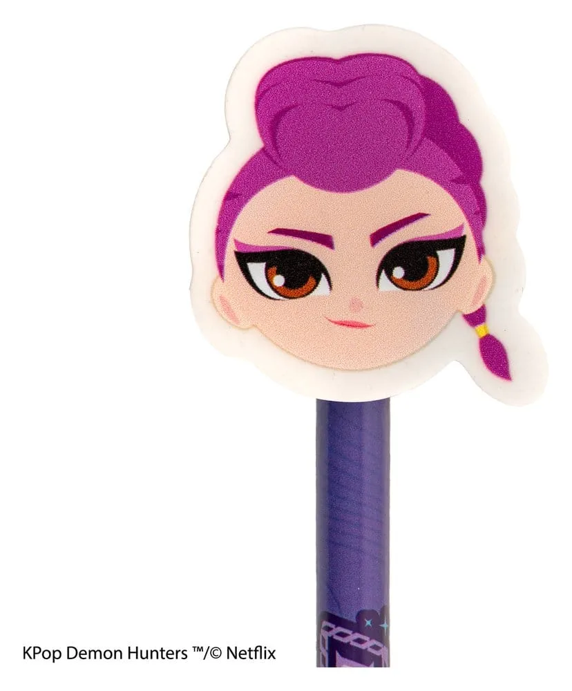 KPop Demon Hunters Pencil and Eraser Display – Series 1 30-Pack 15
