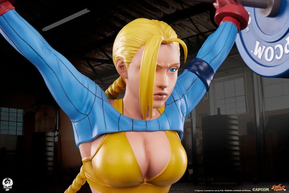 Street Fighter Statue – Cammy Powerlifting Alpha 41 cm 4