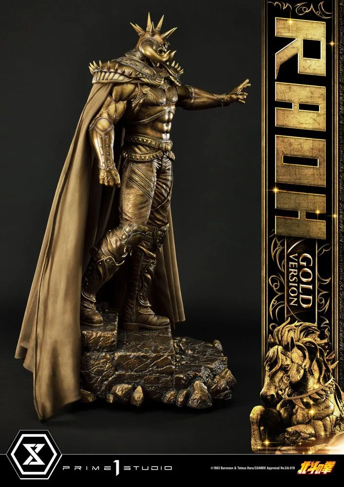 Fist of the North Star Statue – Raoh Gold Version 78 cm 8