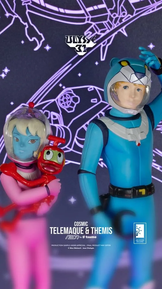 Ulysses 31 Neon Figure – Telemachus and Themis Cosmic 20 cm 2