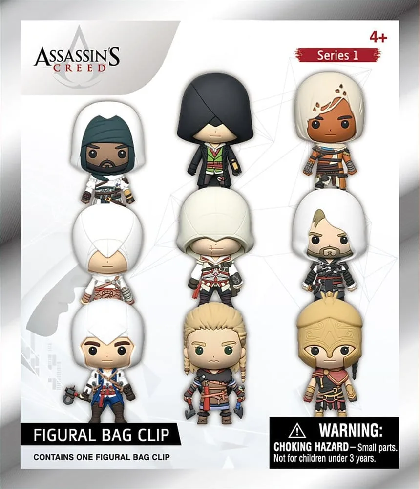 Assassin’s Creed Bag Clips – Series 1 Display of 24 2