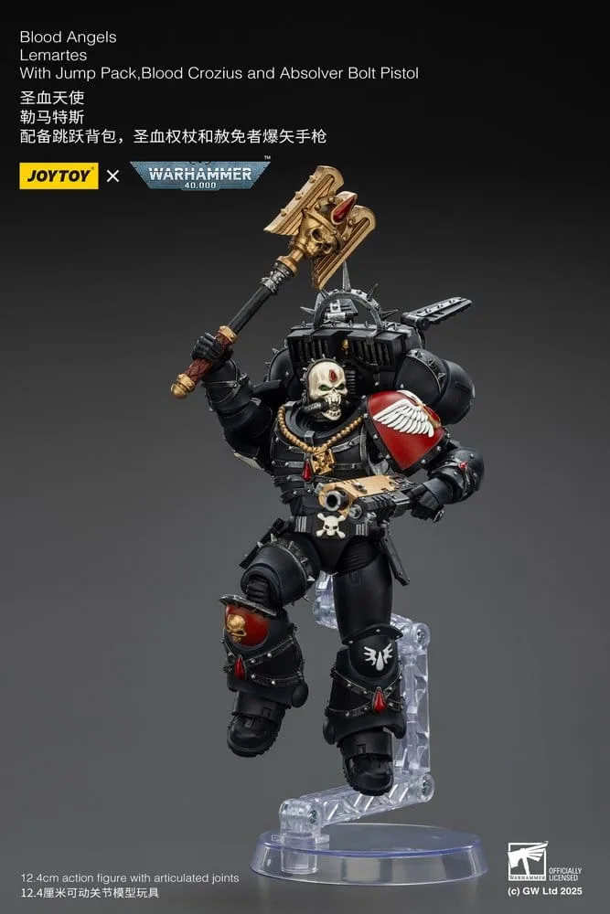 Warhammer 40,000 Action Figure – Blood Angels Lemartes 12.4 cm 9