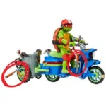 TMNT Action Figure – Raphael and Scooter with Sidecar 11 cm 7