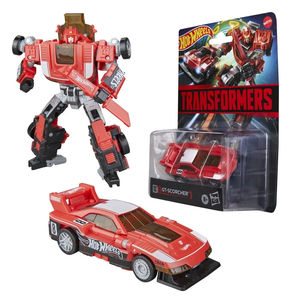 Transformers x Hot Wheels Figure – GT-Scorcher 12.5 cm 3