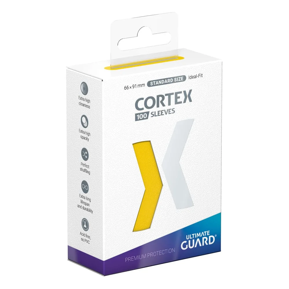 Ultimate Guard Card Sleeves – Yellow Cortex 100 Pack 66 x 91 mm
