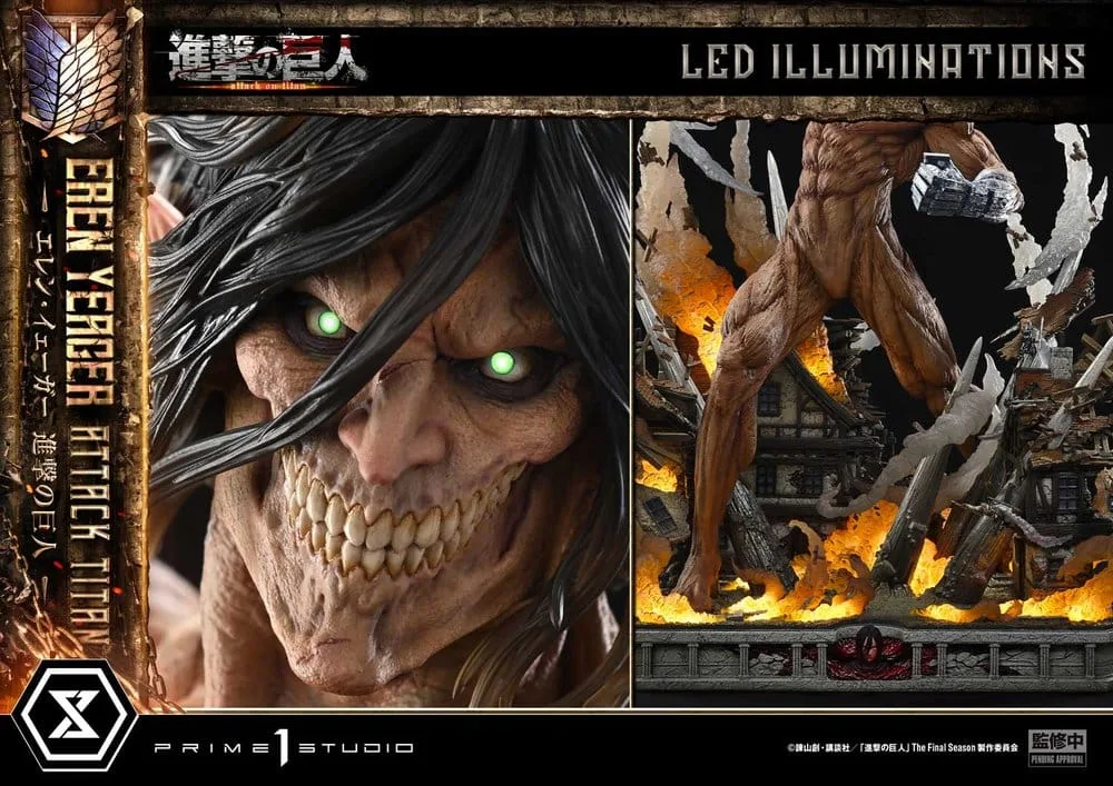 Attack on Titan Statue – Eren Yeager Attack Titan 81 cm 9