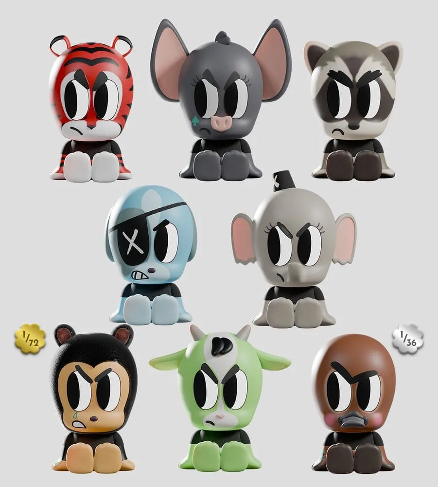 Tiny Shiny Hineys Mini Figures – S2 Badasses 6-Box Display 7 cm