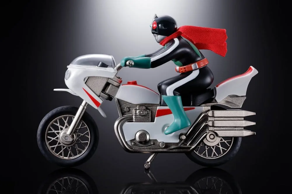 Kamen Rider Metallmodell – Modified Cyclone mit Rider No. 2 9 cm 2