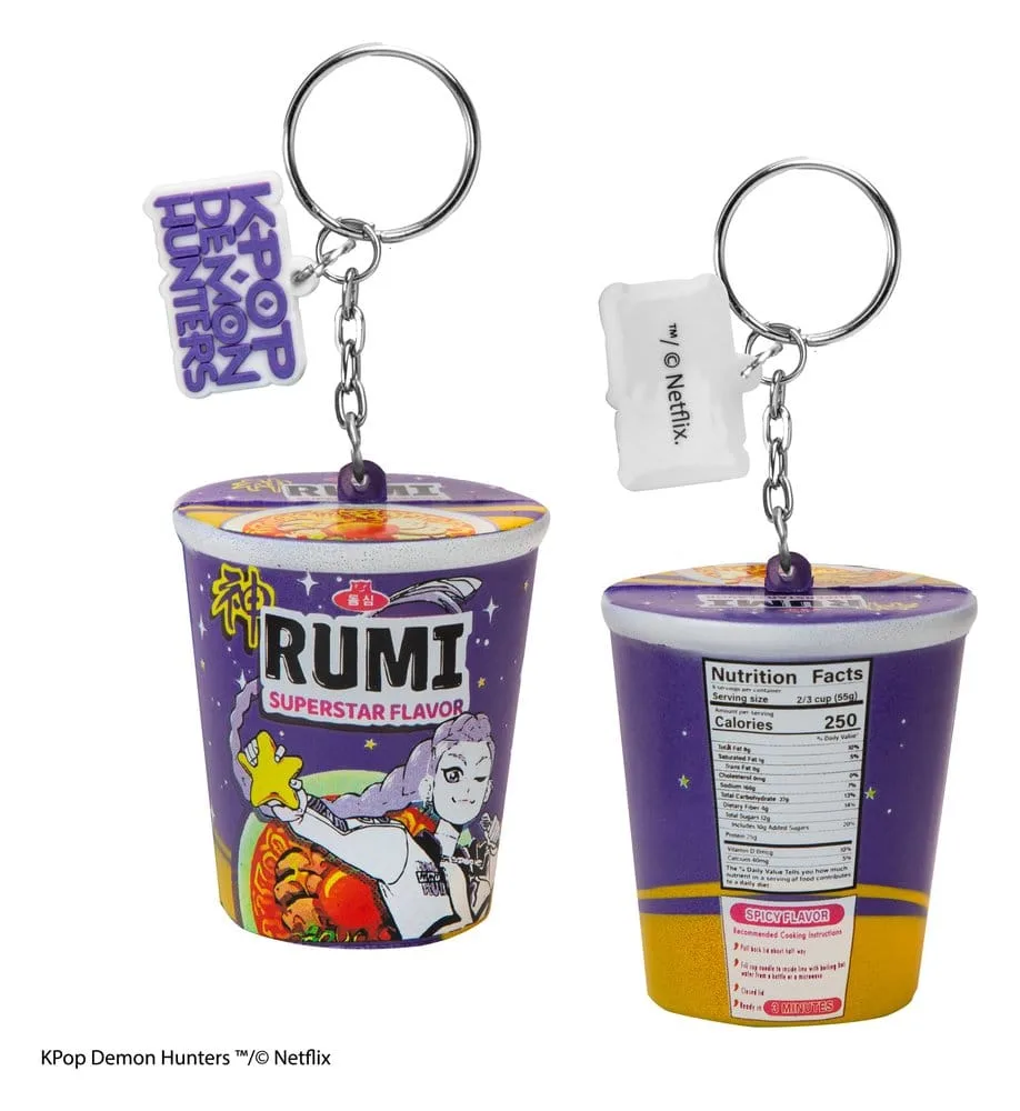 KPop Demon Hunters Squishy Keychain – Rumi Superstar Noodles 3