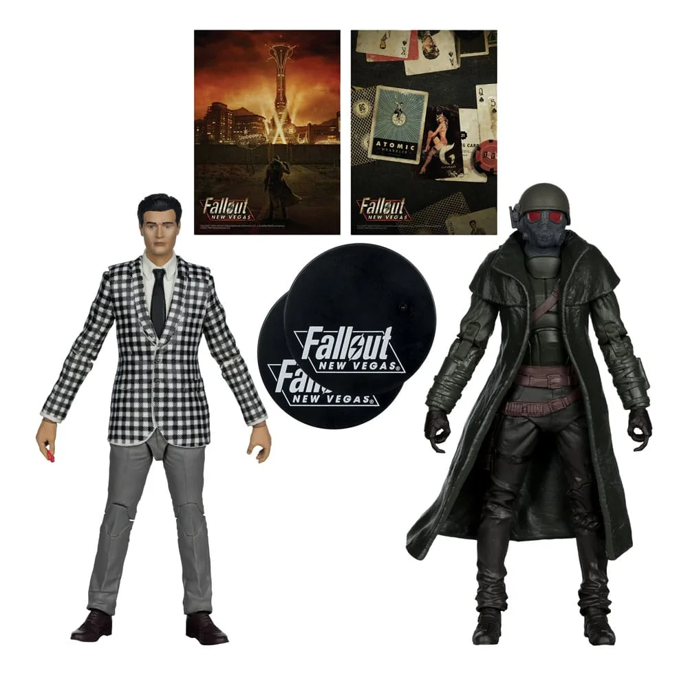 Fallout New Vegas Figure 2-Pack – Riot Ranger Armor & Benny 18 cm 2