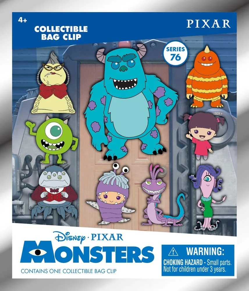 Monsters Inc Bag Clips – 15th Anniversary Series 76 Display of 24 3