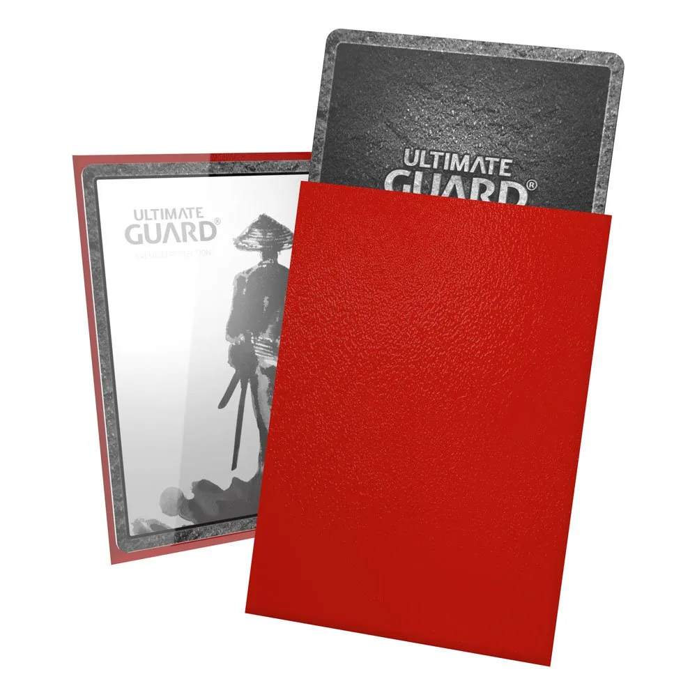Ultimate Guard Card Sleeves – Katana Japanese Size Red 62 x 89 mm 2