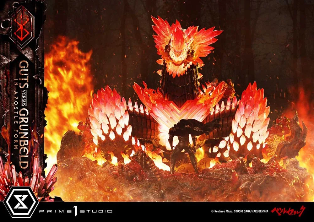 Berserk Diorama Statue – Guts vs. Grunbeld Apostle Form 11