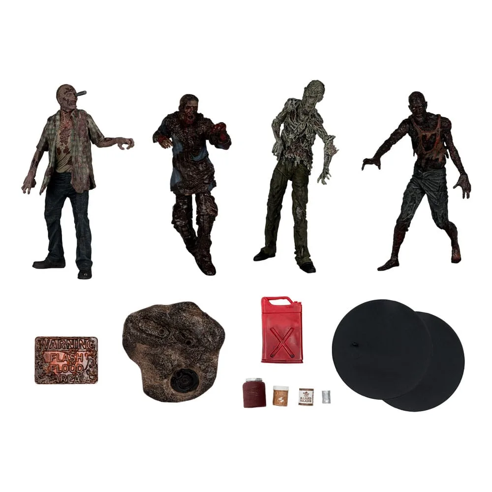 The Walking Dead Action Figure Set – 4 Walkers 13 cm 2