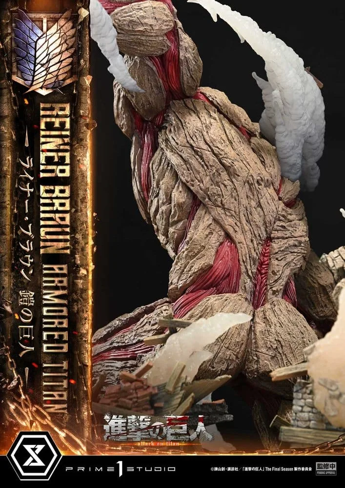 Attack on Titan Diorama Statue – Reiner Braun Armored Titan 75 cm 14