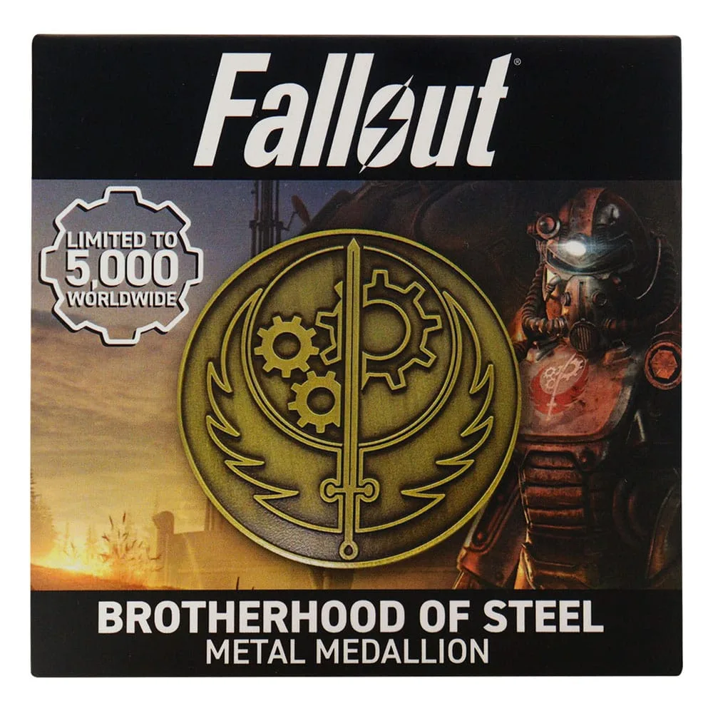 Fallout medaillon – Brotherhood of Steel 10 cm 5