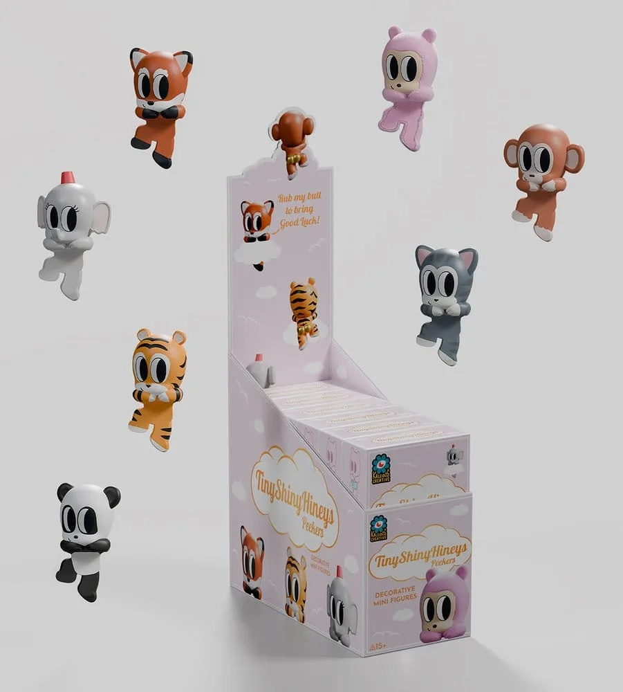 Tiny Shiny Hineys Minifiguren – Peakers 6er-Blindbox-Display 6 cm 12