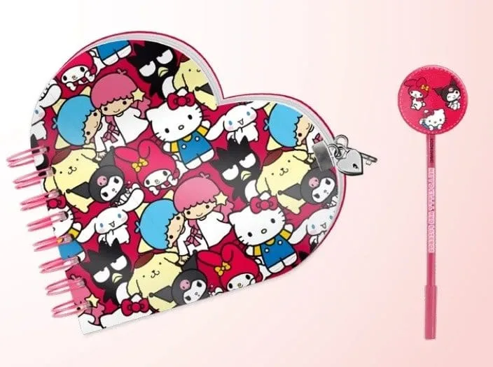 Sanrio Diary and Pen Gift Set – Hello Kitty Friends