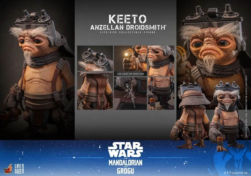 Star Wars Life-Size Figure – Keeto Anzellan Droidsmith 26 cm 7