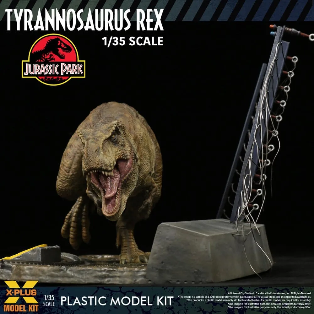 Jurassic Park Modellbausatz – Tyrannosaurus Rex 1:35 42 cm 10