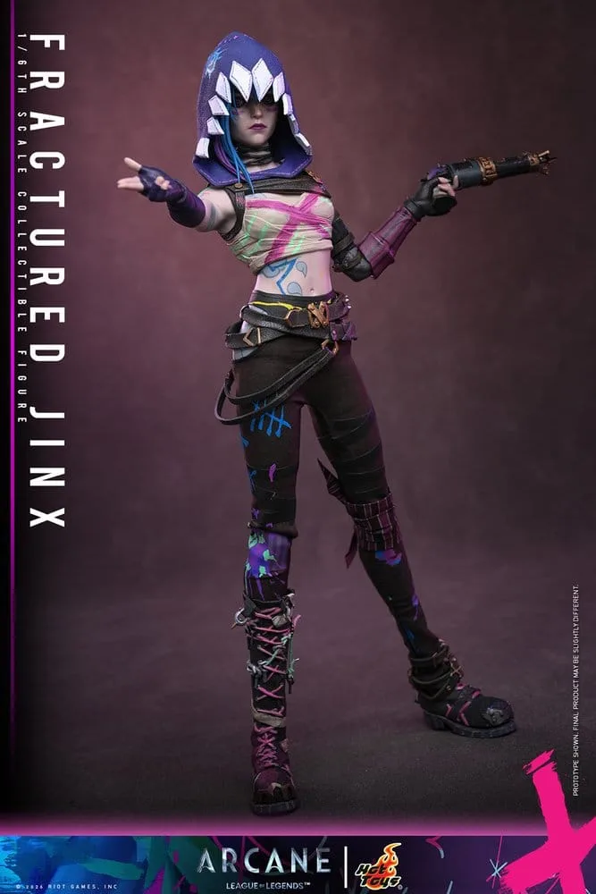 Arcane Action Figure – Fractured Jinx 1/6 28 cm 2